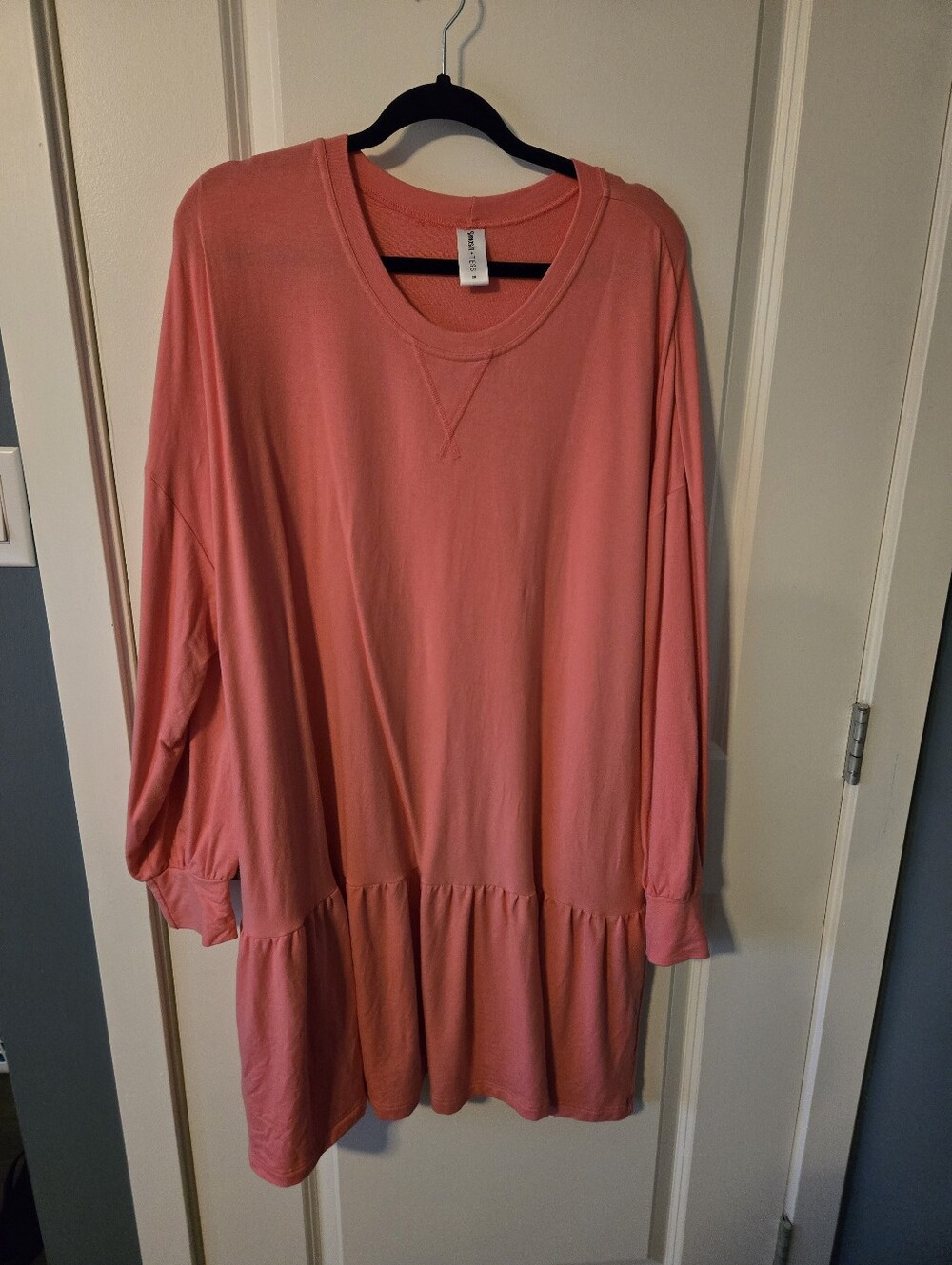 Smash & Tess Hot Pink Drop Waist Dress In 2x